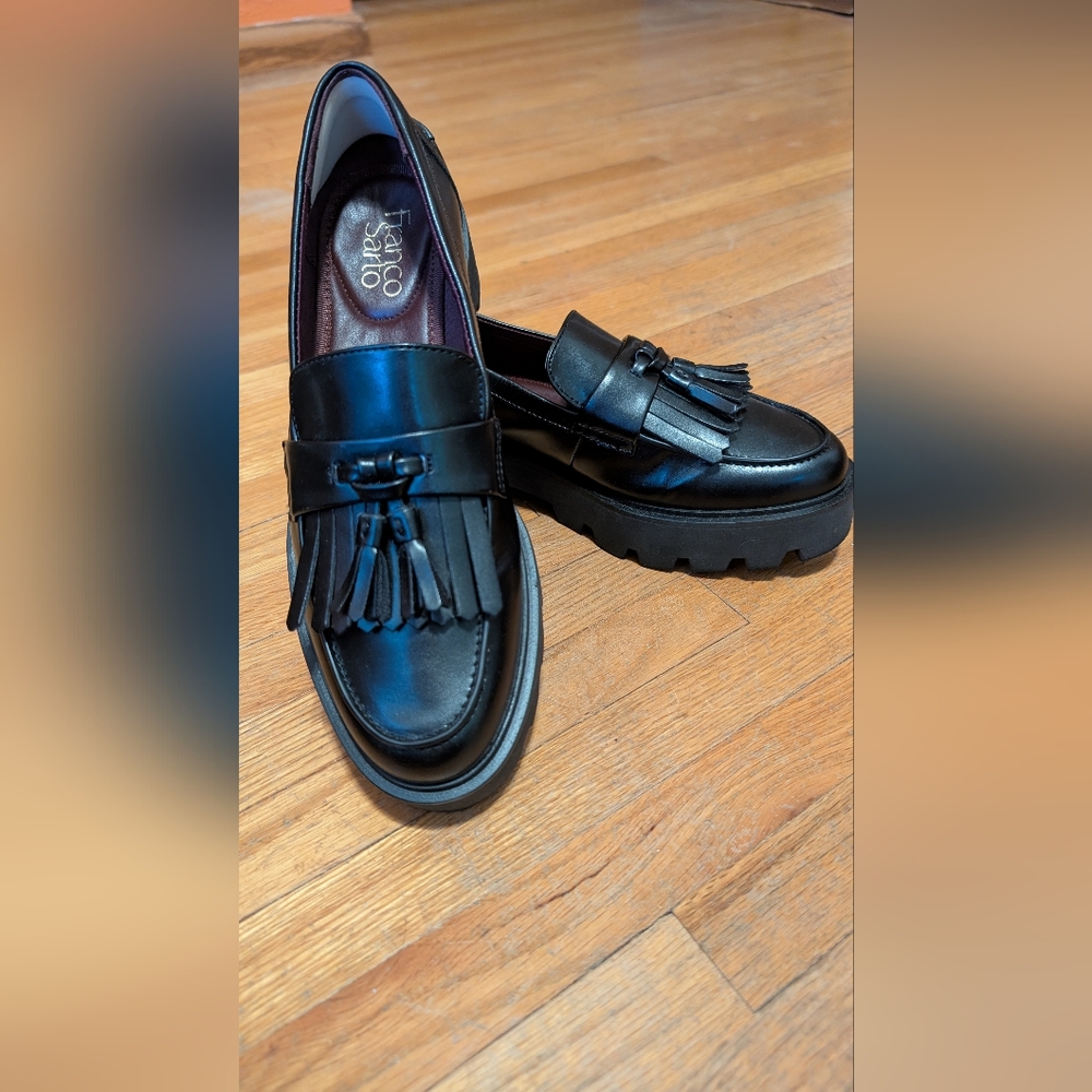 Franco Sarto Black Women's Loafers